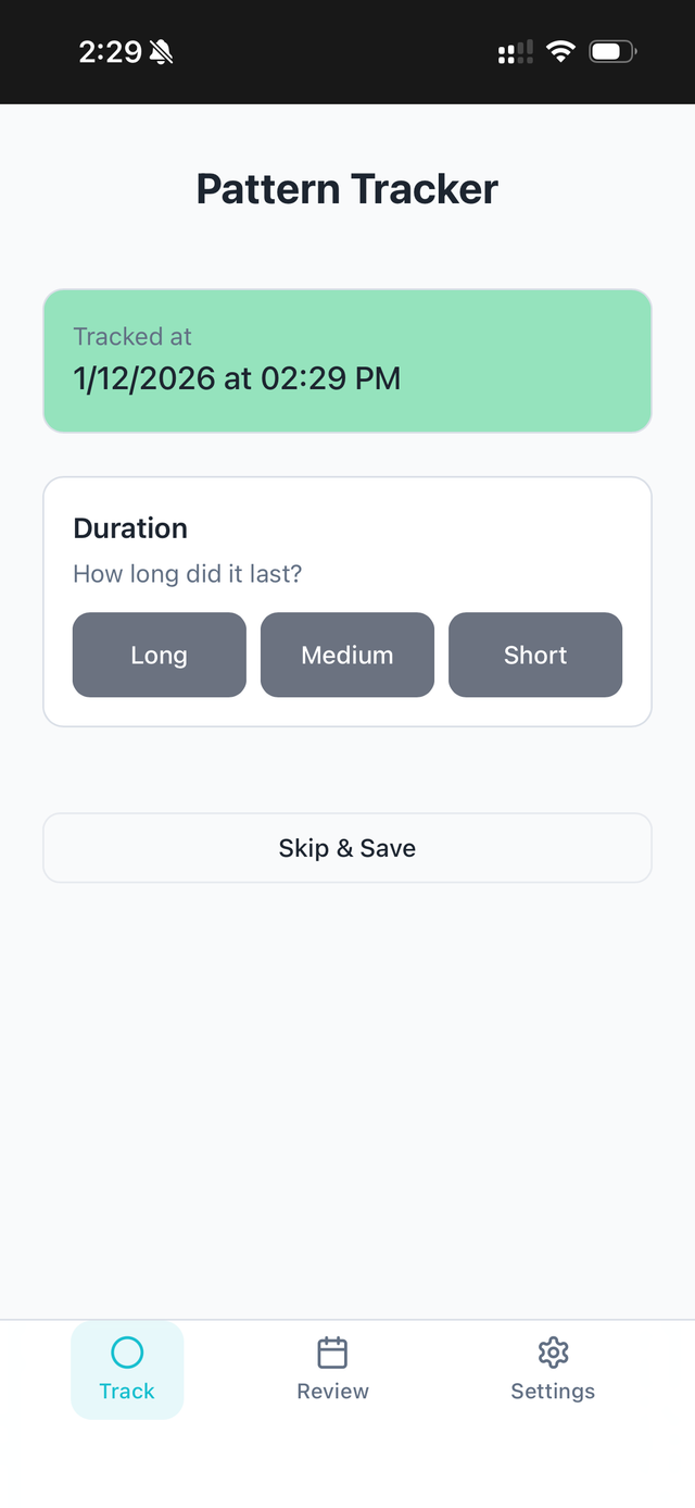 Tracking with duration module